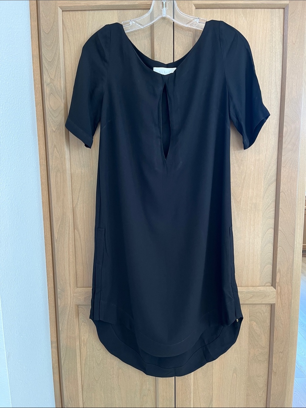 ALC Black Keyhole Dress